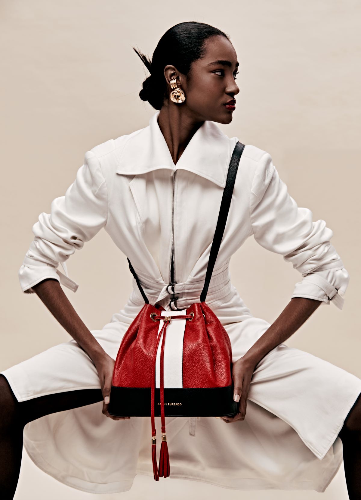 Red ‘Ouse!’ Bag | Tuiuiú Collection