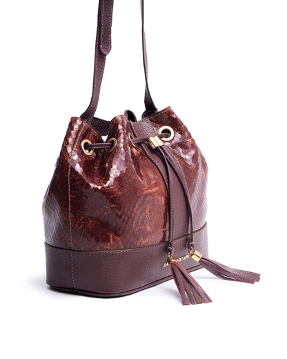 Bolsa Ouse! Mini - Marrom Cobra