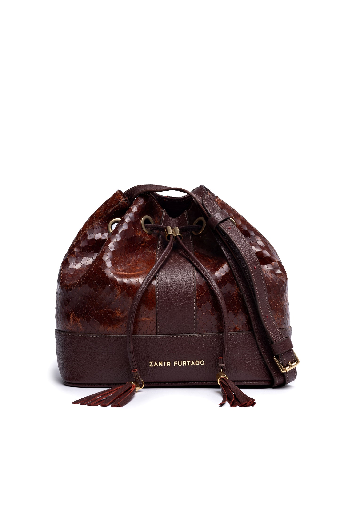 Bolsa Ouse! Mini - Marrom Cobra