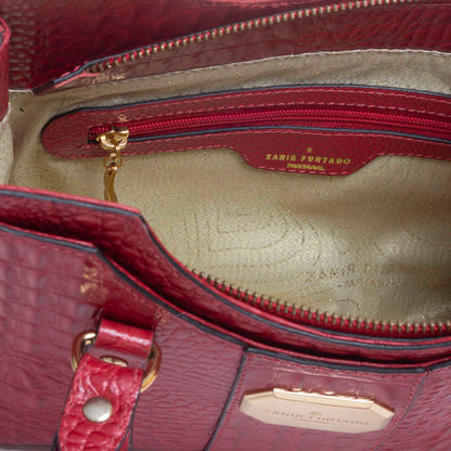 Bolsa Mini Flora - Vermelho
