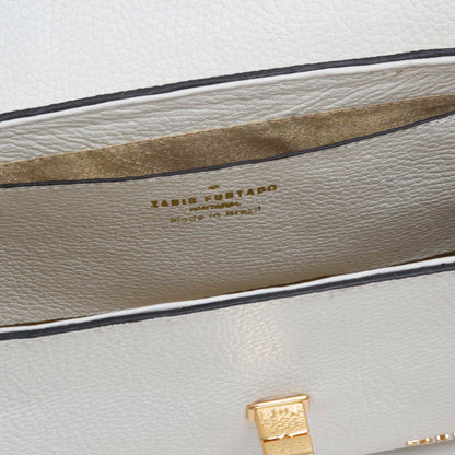 Bolsa Bruna - Branco e Onça