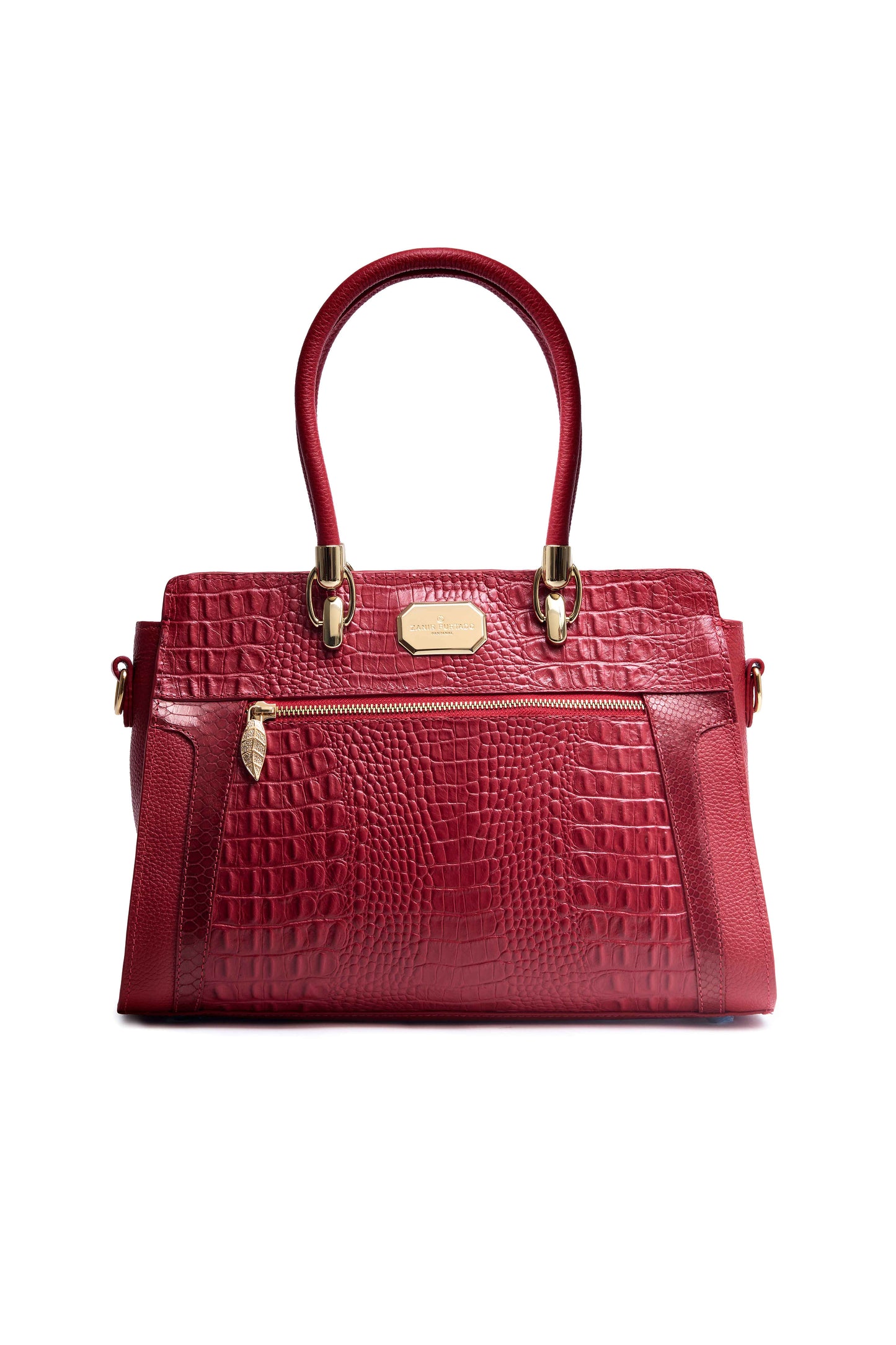 Bolsa Onça Mãe - Vermelho croco