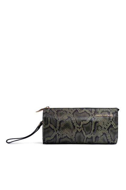 Bolsa Charme - Clutch Cobra Verde