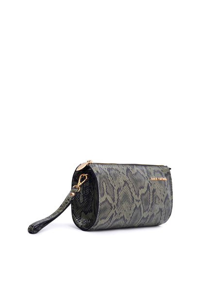 Bolsa Charme - Clutch Cobra Verde
