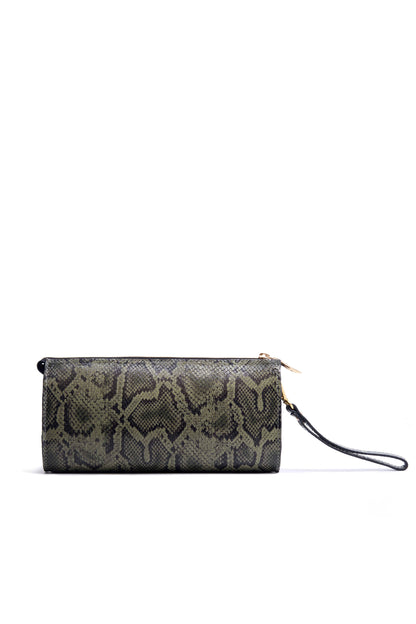 Bolsa Charme - Clutch Cobra Verde
