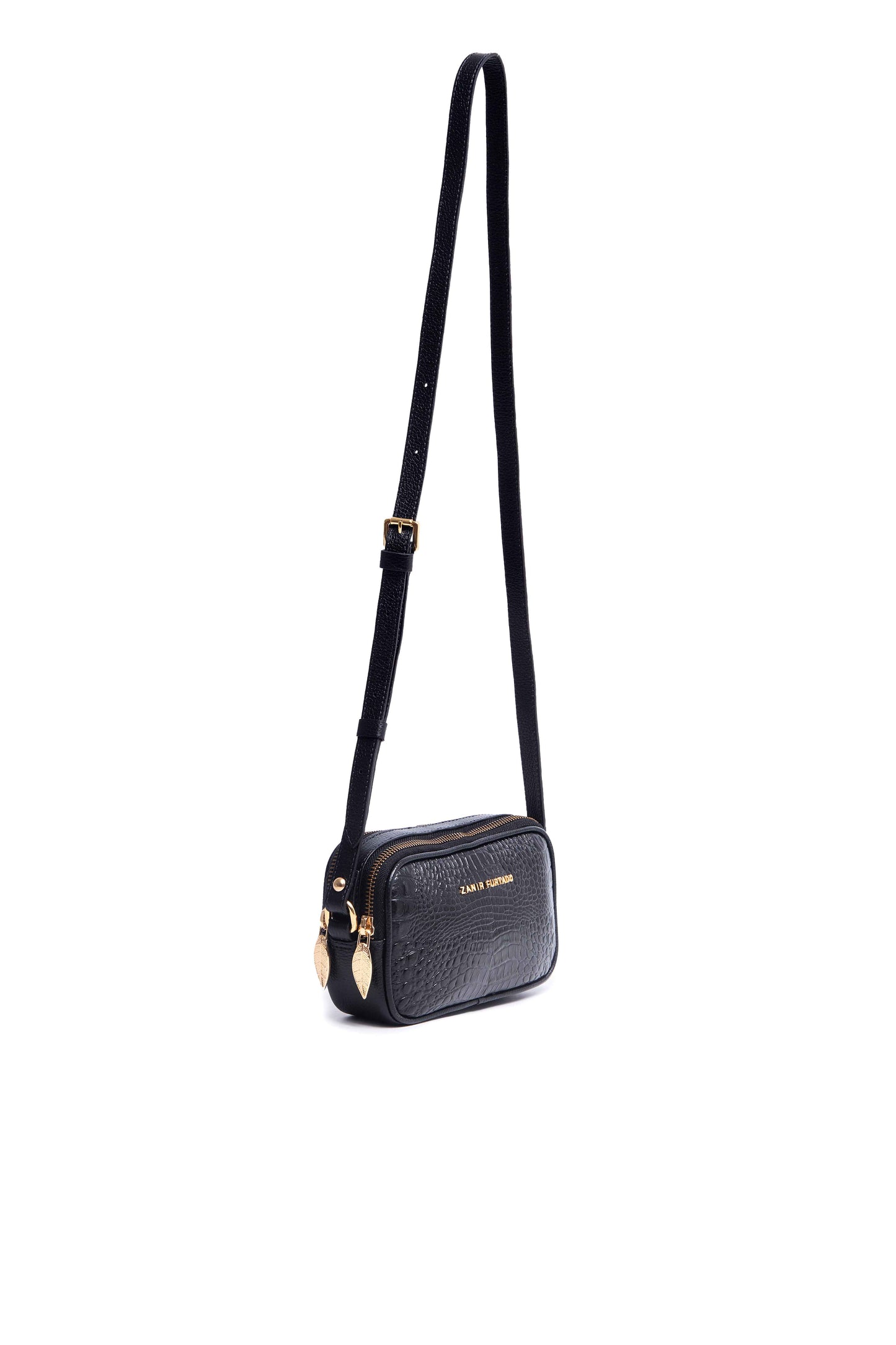 Bolsa IVONE - Croco Preto