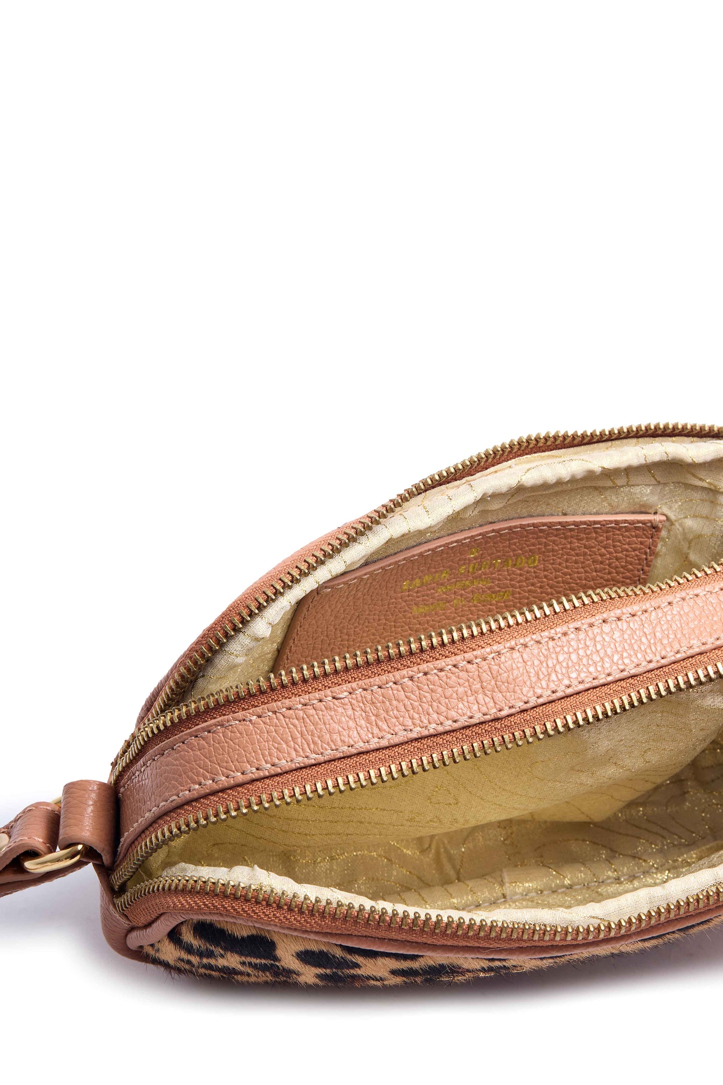 Bolsa IVONE - Peach/ Onça