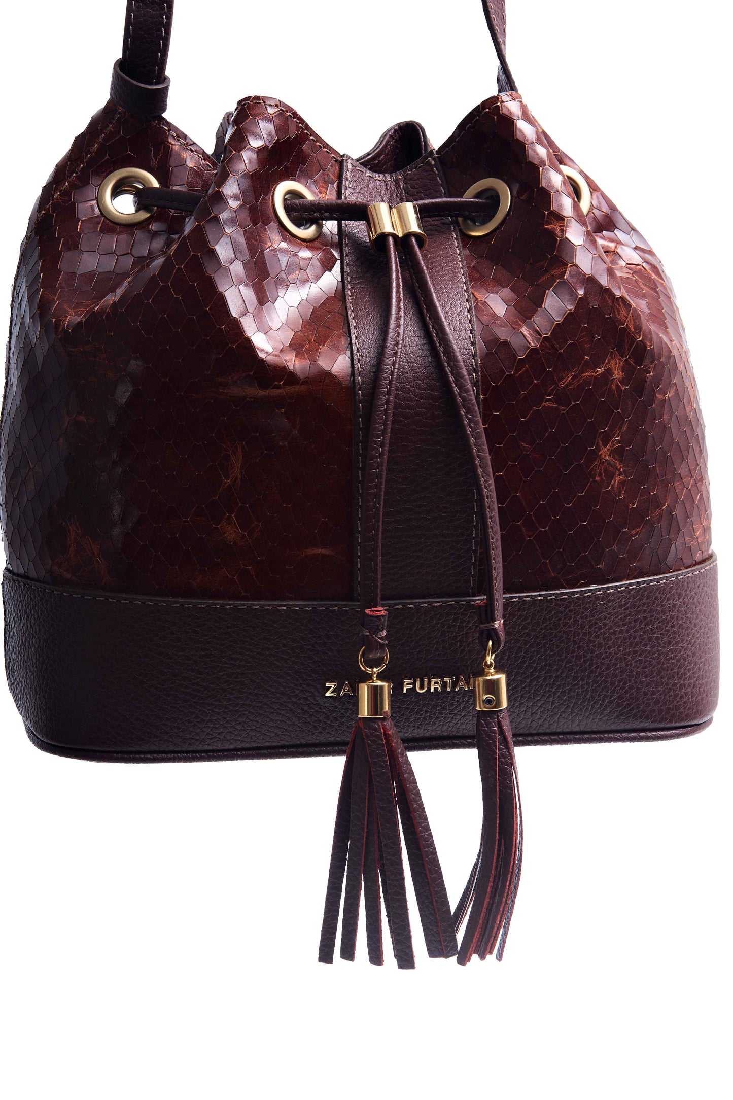 Bolsa Ouse! Mini - Marrom Cobra