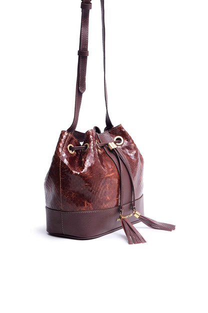 Bolsa Ouse! Mini - Marrom Cobra