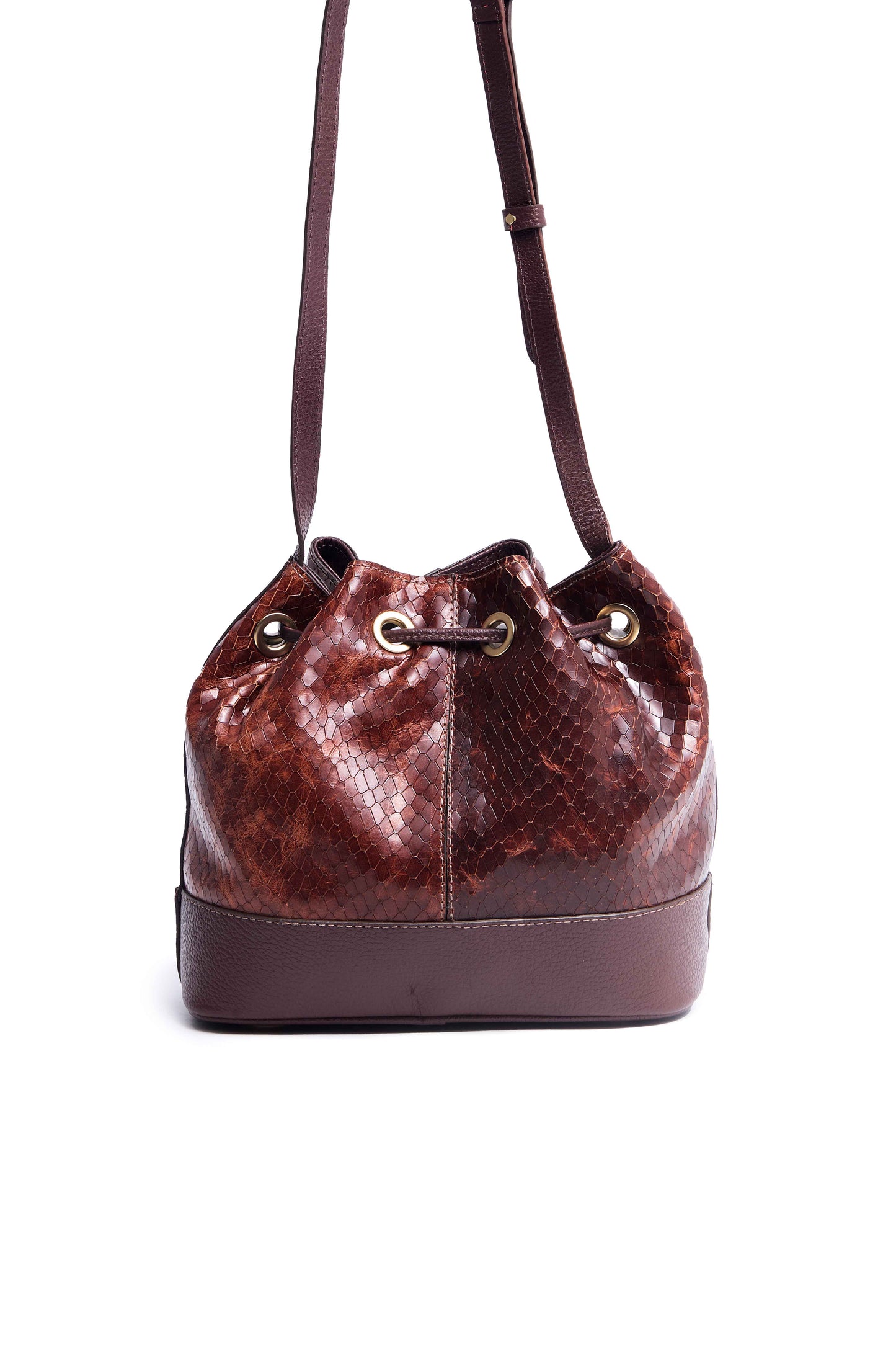 Bolsa Ouse! Mini - Marrom Cobra