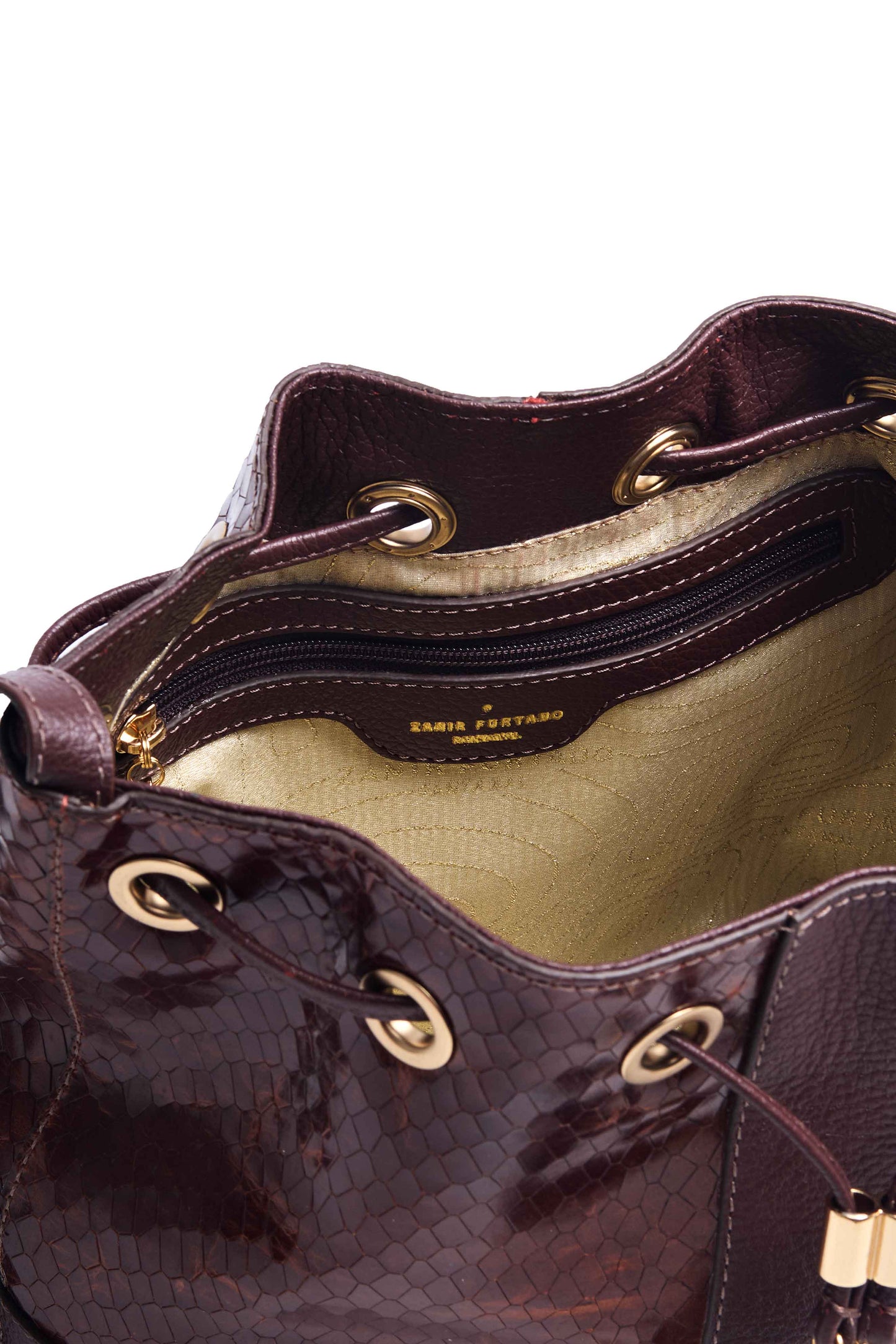 Bolsa Ouse! Mini - Marrom Cobra